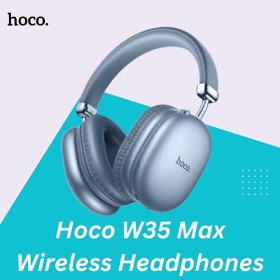 Picture of Hoco W35 Max Bluetooth V5.3 Headphone with 90 hours Playtime - Silver