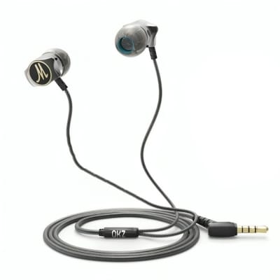 Picture of QKZ DM7 Zinc Alloy Hifi Super Bass In Ear Earphone - Grey