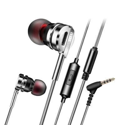 Picture of QKZ DM9 Hi‑Fi Metal Earphones - Black