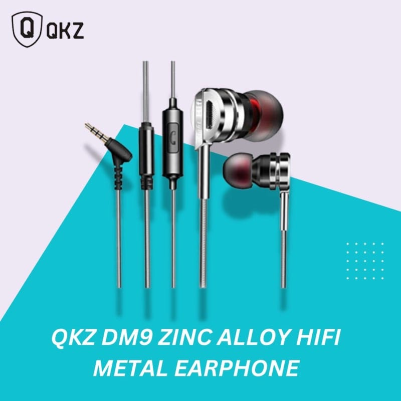 Picture of QKZ DM9 Hi‑Fi Metal Earphones - Black