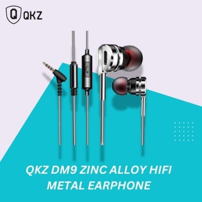 Picture of QKZ DM9 Hi‑Fi Metal Earphones - Black