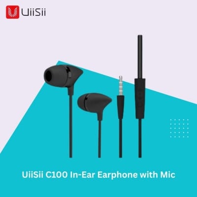 Picture of UiiSii C100 In-Ear Earphone with Mic - Black