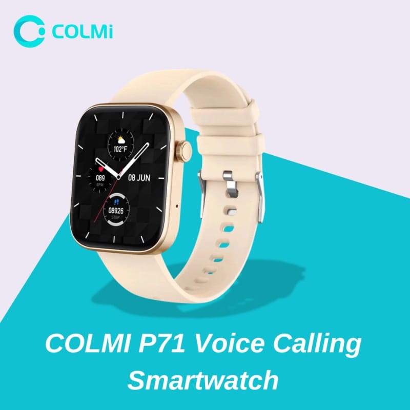 Picture of COLMI P71 Voice Calling Smartwatch - Black