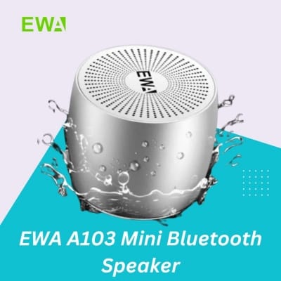 Picture of EWA A103 Mini Bluetooth Speaker With HD Sound And Bass - Grey
