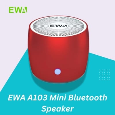 Picture of EWA A103 Mini Bluetooth Speaker With HD Sound And Bass - Blue