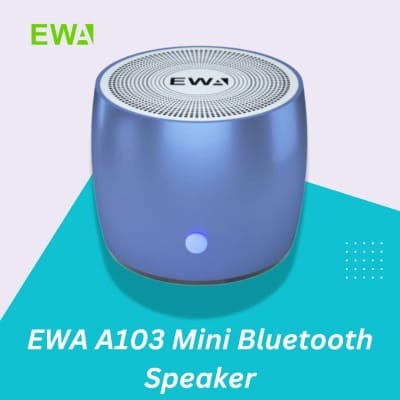 Picture of EWA A103 Mini Bluetooth Speaker With HD Sound And Bass - Red