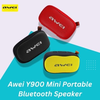 Picture of Awei Y900 Mini Portable Bluetooth Speaker - Yellow