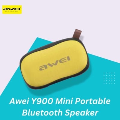 Picture of Awei Y900 Mini Portable Bluetooth Speaker - Yellow
