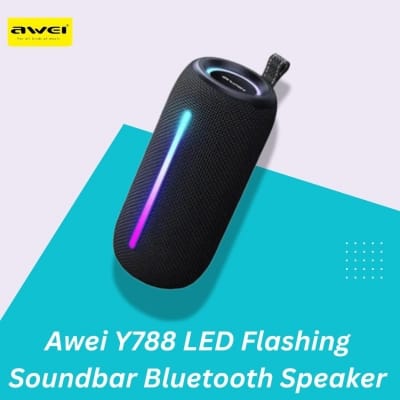 Picture of Awei Y788 LED Flashing Soundbar Bluetooth Speaker - Black