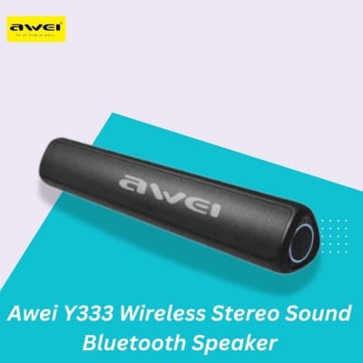 Picture of Awei Y333 Wireless Stereo Sound Bluetooth Speaker - Black