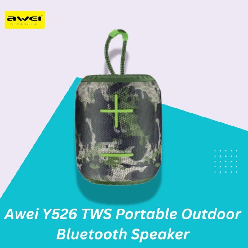 Picture of Awei Y526 TWS Portable Outdoor Bluetooth Speaker - Black