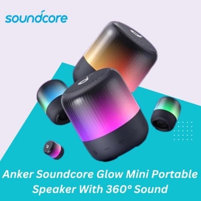 Picture of Anker Soundcore Glow Mini Portable Speaker With 360° Sound - Black
