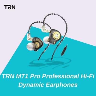 Picture of TRN MT1 Pro Professional Hi‑Fi Dynamic In‑Ear Earphones - Green