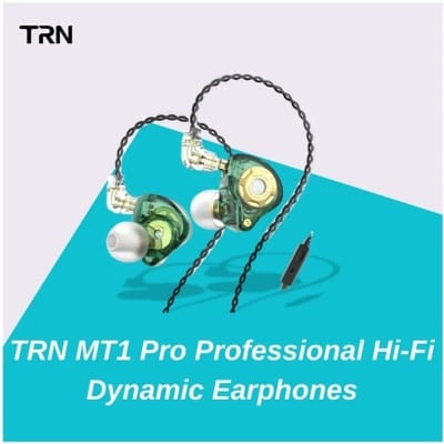 Picture of TRN MT1 Pro Professional Hi‑Fi Dynamic In‑Ear Earphones - Black