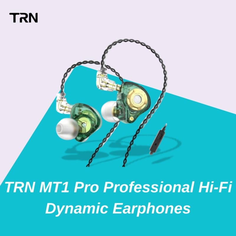 Picture of TRN MT1 Pro Professional Hi‑Fi Dynamic In‑Ear Earphones - Black