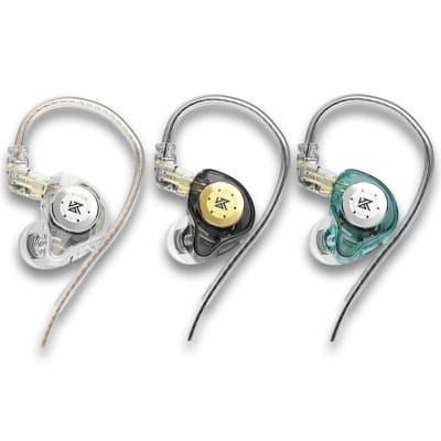 Picture of KZ EDX Pro Dynamic HiFi Earphone With Mic - Cyan