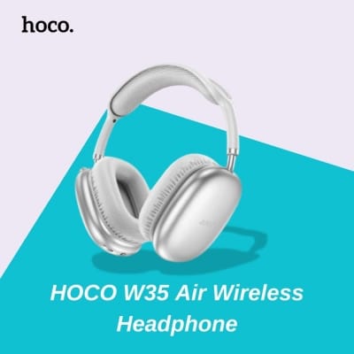 Picture of Hoco W55 Plus ANC Wireless Headphones - Silver