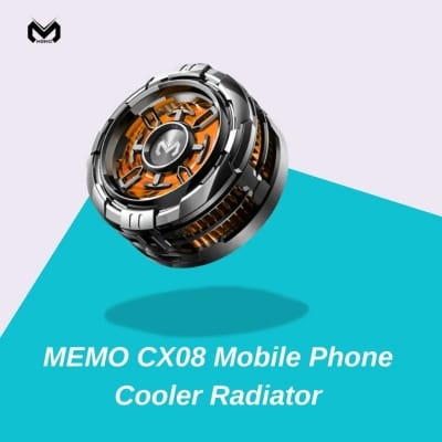 Picture of MEMO CX08 High-Power Strong Cooling Semiconductor Mobile Phone Cooler Radiator with Magnetic Attachment Clamp - Black