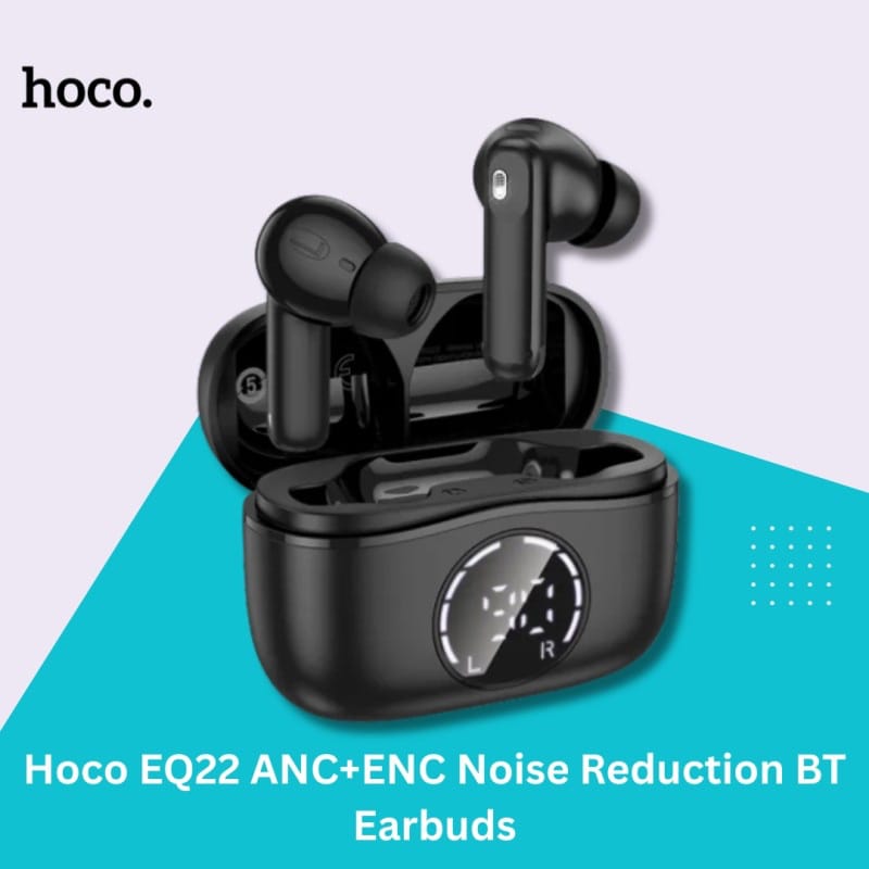 Picture of Hoco EQ22 Singer True Wireless ANC+ENC Noise Reduction BT Earbuds - Black