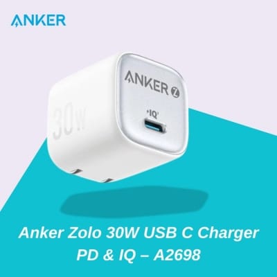 Picture of Anker Zolo 30W USB‑C Charger – PD & IQ (A2698) - White