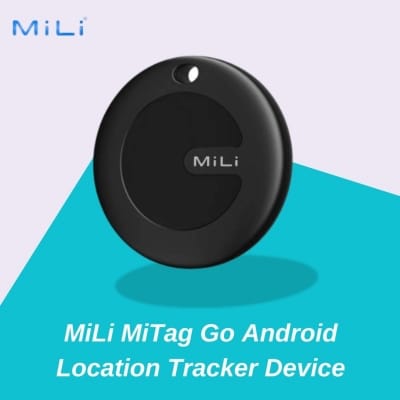 Picture of MiLi MiTag Go Android Location Tracker Device—Compatible with Google’s Find My Device - Black