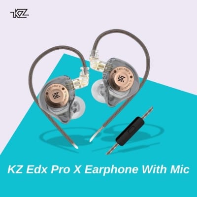 Picture of KZ Edx Pro X Earphone With Mic - White