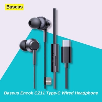 Picture of Baseus Encok CZ11 Type-C Wired Headphone - Black