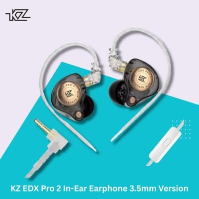 Picture of KZ EDX PRO 2 Upgraded Super Linear Dynamic Driver 3.5mm Version - Black