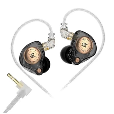 Picture of KZ EDX PRO 2 Upgraded Super Linear Dynamic Driver 3.5mm Version - Black