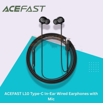 Picture of ACEFAST L10 Type-C In-Ear Wired Earphones with Mic - Black