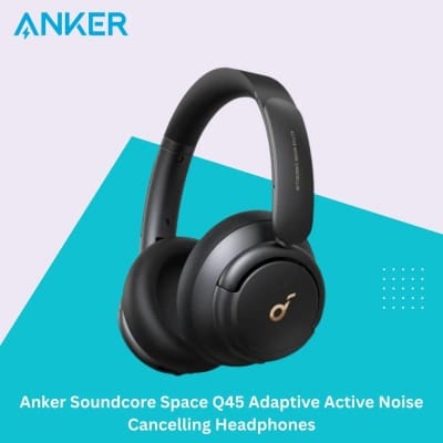 Picture of Anker Soundcore Space Q45 Adaptive Active Noise Cancelling Headphones- Time Square - Black