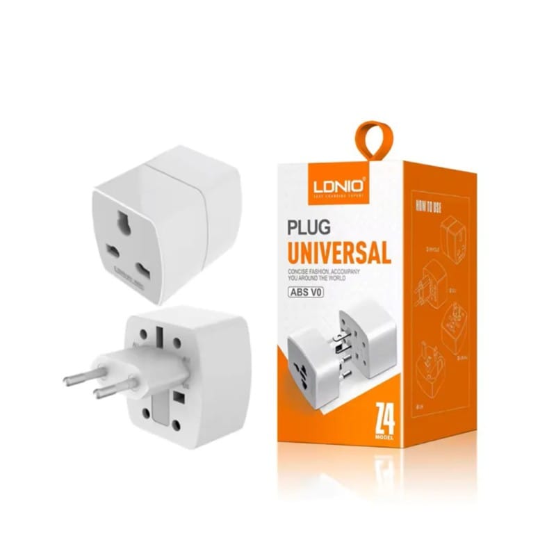 Picture of LDNIO Z4 Universal Plug 6A Max- Time Square - Size-One Size, Off White