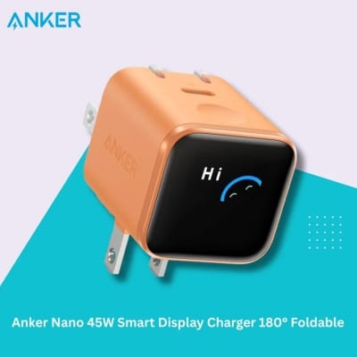Picture of Anker Nano 45W Smart Display Charger 180° Foldable - Orange