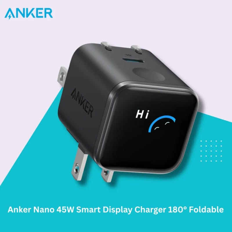 Picture of Anker Nano 45W Smart Display Charger 180° Foldable - White