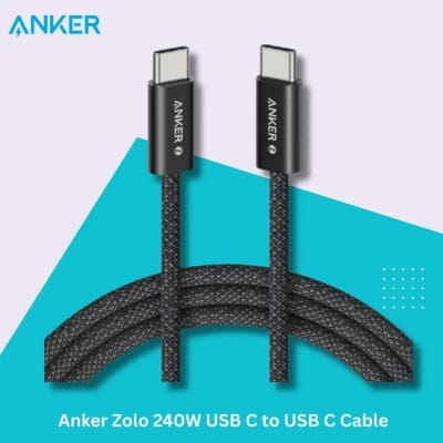 Picture of Anker Zolo 240W USB C to USB C Cable - White