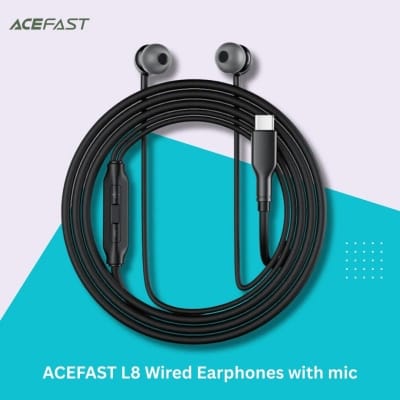 Picture of ACEFAST L8 Wired Earphones with mic - Black