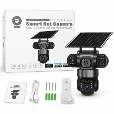 Picture of V380 Solar Smart Net Camera with HD Real-Time Remote Viewing
