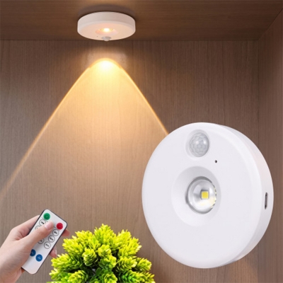Picture of Wireless Rechargeable LED Cabinet Light with Remote Control & Motion Sensor 3pcs Set – 3 Color
