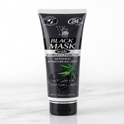 Picture of YC Black Mask with Bamboo Charcoal - Whitening & Moisture Balance (100g)
