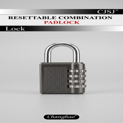 Picture of Heavy-Duty 4-Digit Password Combination Padlock – Keyless Security Lock for Gym Locker & Gate
