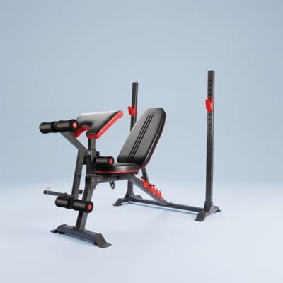 Picture of DDS-7301 Multi-Function Weight Bench with Squat Rack, Preacher Curl & Leg Developer
