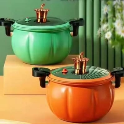 Picture of 8L Pumpkin Cooking Pot – Multifunctional Non-Stick Pressure Cooker
