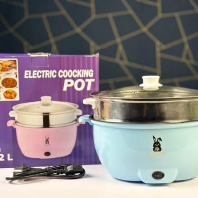 Picture of Big Electric Multi-functional Cooking Pot 5.2 L Multi Cooker (Blue)