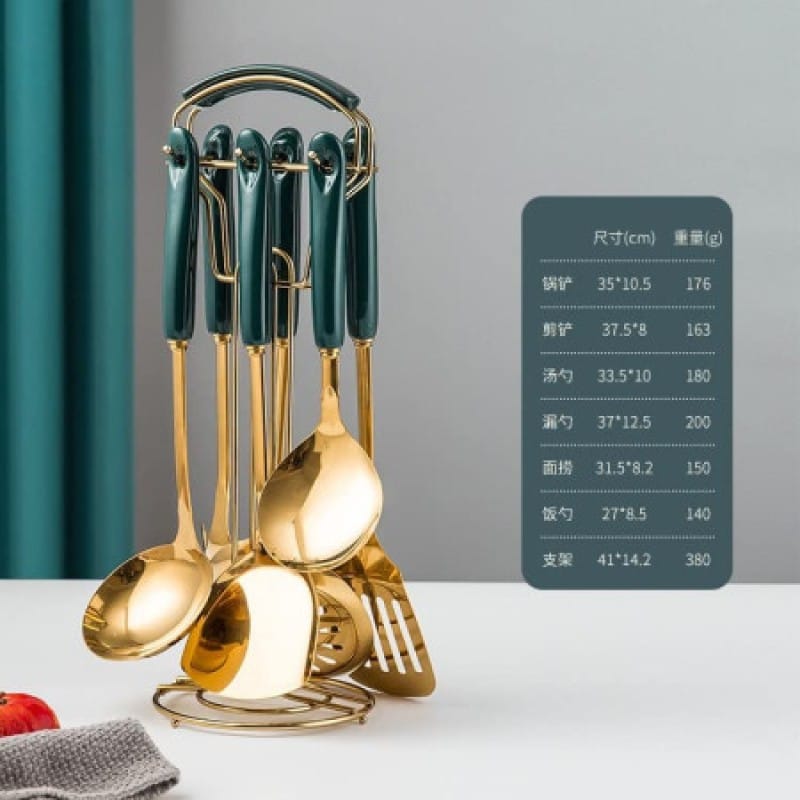 Picture of Premium 7-Piece Ceramic Handle Kitchen Spatula Set