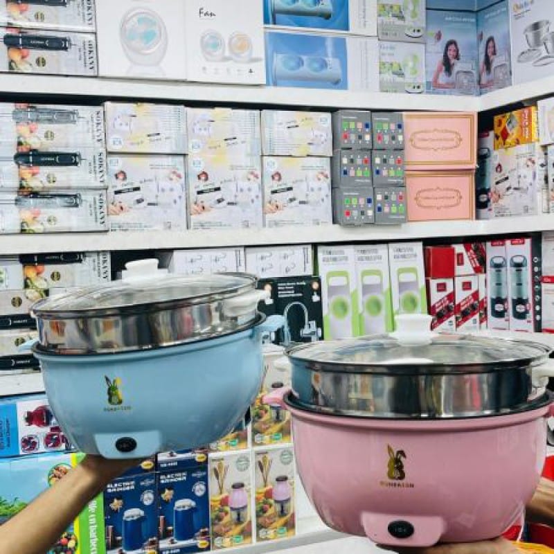 Picture of Big Electric Multi-functional Cooking Pot 5.2 L Multi Cooker (Blue)