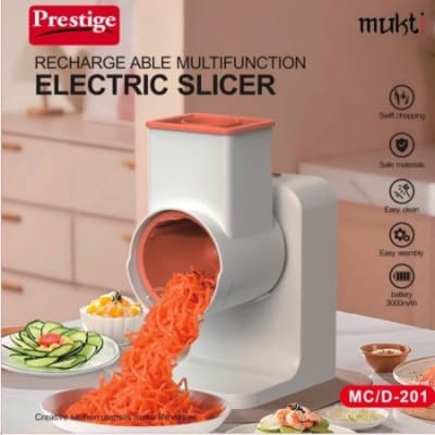 Picture of Prestige Rechargeable Multifunction Electric Slicer & Chopper