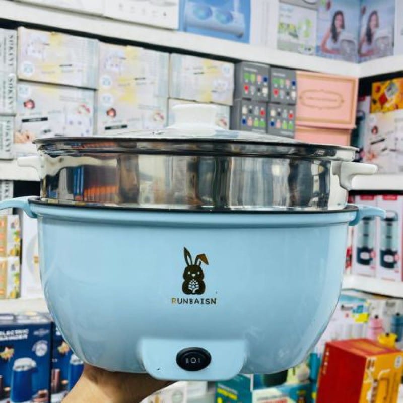 Picture of Big Electric Multi-functional Cooking Pot 5.2 L Multi Cooker (Blue)