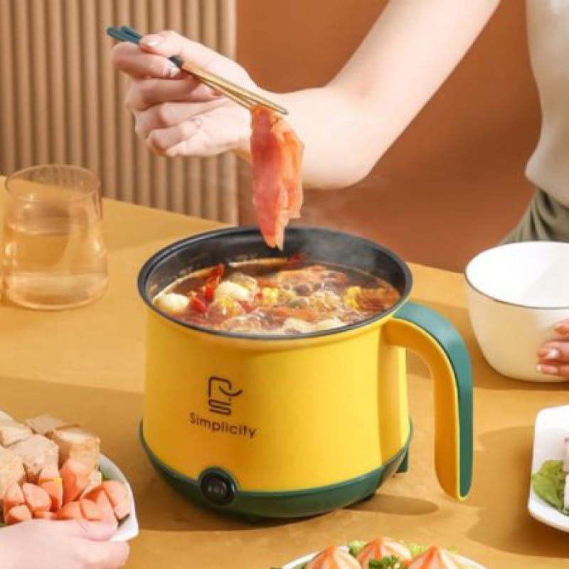 Picture of Simplicity Portable Electric Multicooker Cooking Pot With Steamer 1.8L