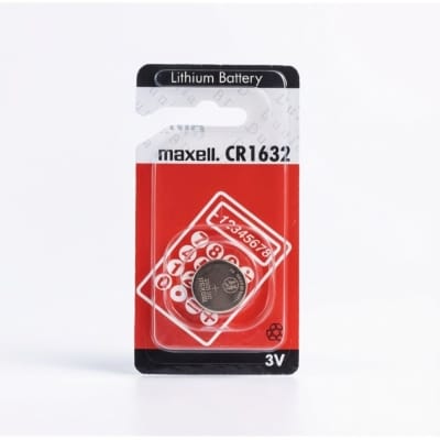 Picture of CR1632 3V lithium Button Cell Coin Battery Car Key Remote Battery Silver