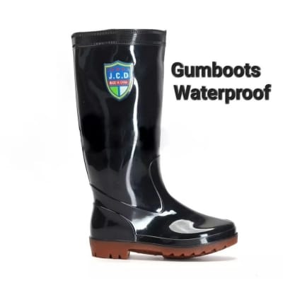 Picture of Gum Boot JCD Waterproof Rain Boot PVC  High Quality Black